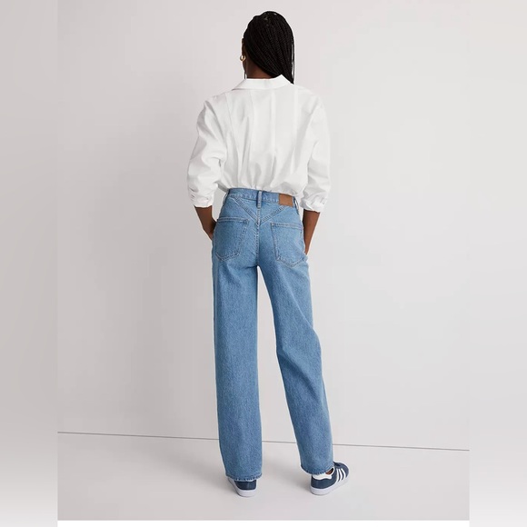 COPY - Madewell the perfect vintage wide-leg Jean in harden wash button fly edi… - Picture 7 of 16